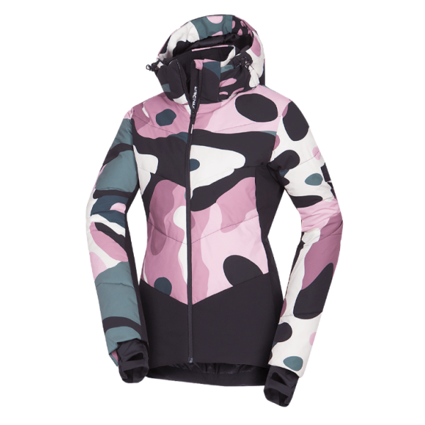 Odkrij NORTHFINDER KAYLEIGH – žensko smučarsko jakno z membrano 10.000 mm, toplo izolacijo in elegantnim videzom. Idealna za smučanje in zimske dni.