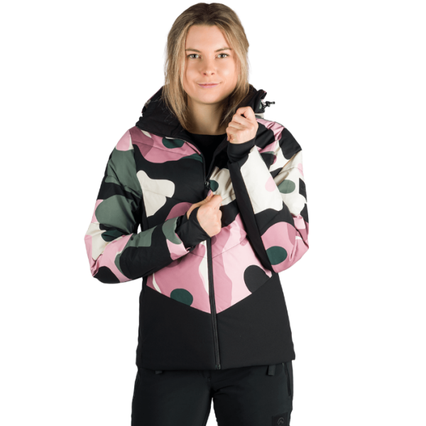 Odkrij NORTHFINDER KAYLEIGH – žensko smučarsko jakno z membrano 10.000 mm, toplo izolacijo in elegantnim videzom. Idealna za smučanje in zimske dni.