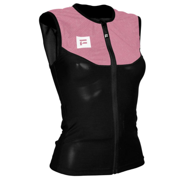 Ženska zaščita za hrbet FLAXTA BEHOLD združuje varnost, udobje in fleksibilnost. Zračna, lahka in certificirana po EN 1621-2. Idealna za smučanje in deskanje.