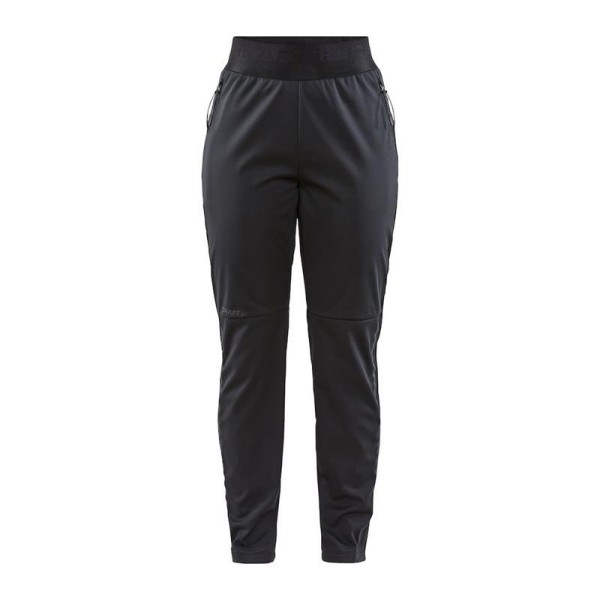 Craft ADV Essence Wind Pants so zelo funkcionalne hlače za trening z vetrovno in vodoodporno sprednjo stranjo in zadnjico, namenjene intenzivni vadbi v mokrih in vetrovnih razmerah. 