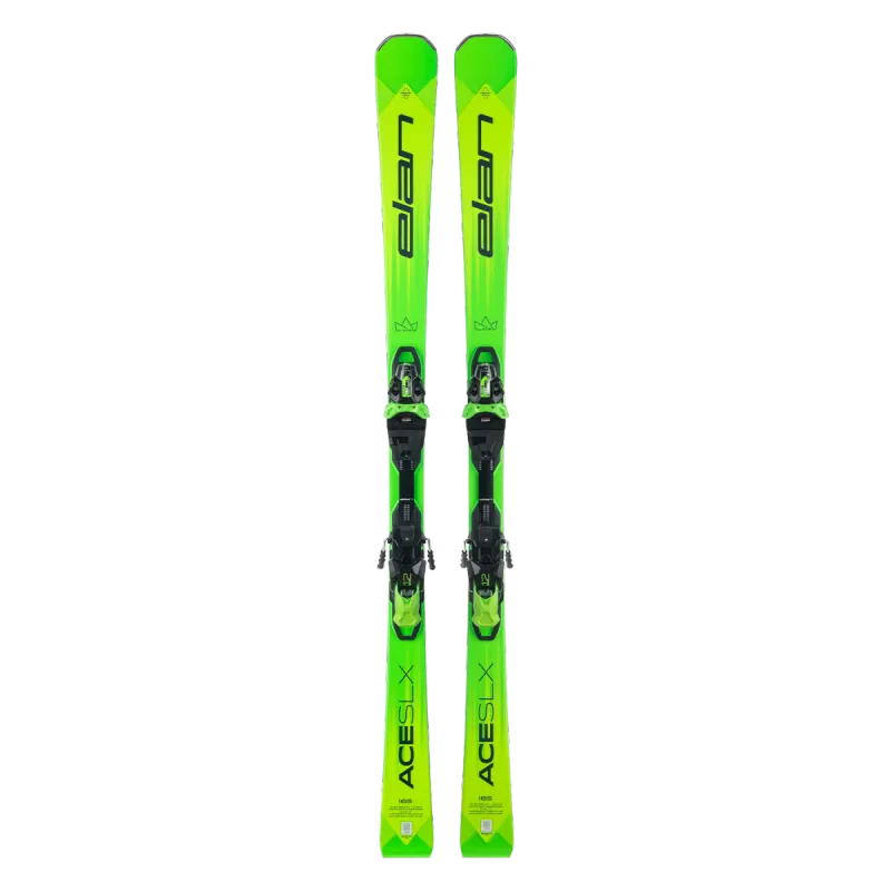 Elan ACE SLX Fusion X 25/26 – izjemne slalomske smuči z dvema plastema titana in Ace Arrow tehnologijo. Popolne za kratke, eksplozivne zavoje, moč in natančen oprijem robnikov.