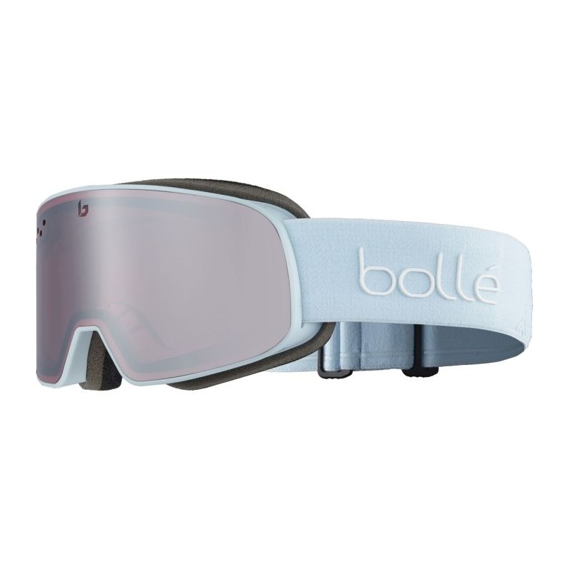 Smučarska očala BOLLE NEVADA SMALL POWDER BLUE MATTE VERILLON GUN