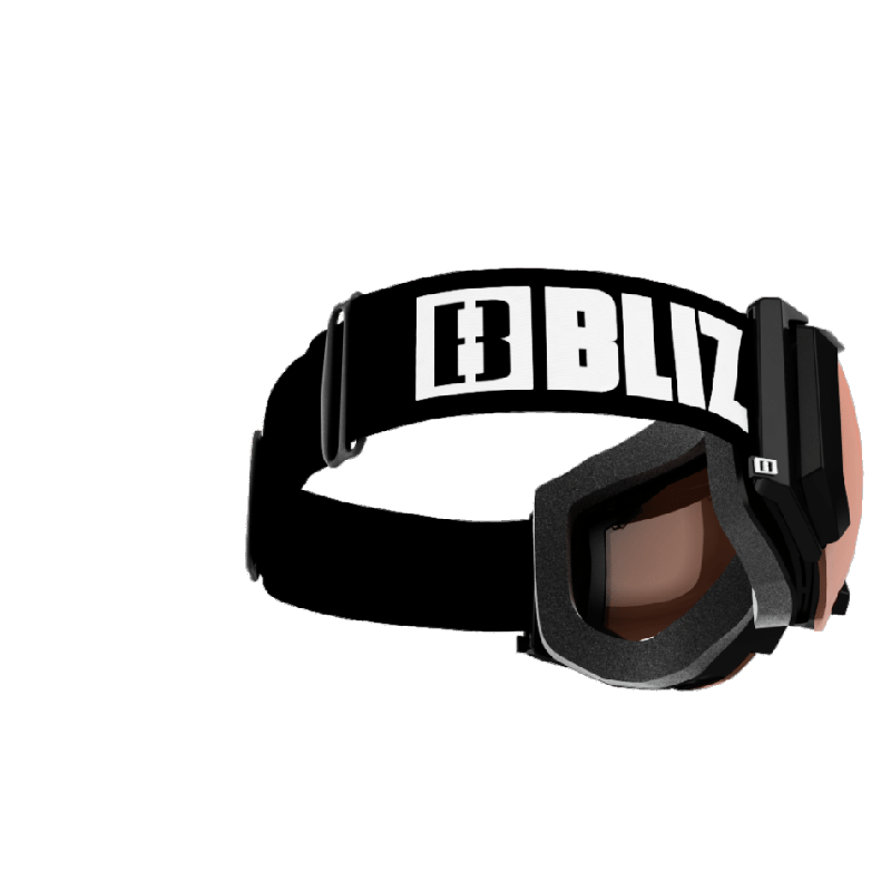 Komplet sm. čelada in očala BLIZ HEAD COVER + CARVER BLACK