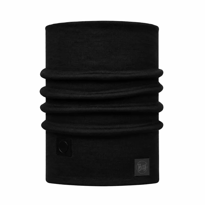Tuba BUFF® MERINO HEAVYWEIGHT NECK WARMER SOLID BLACK