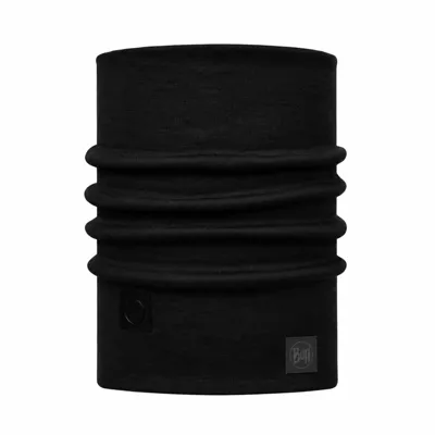 Tuba BUFF® MERINO HEAVYWEIGHT NECK WARMER SOLID BLACK