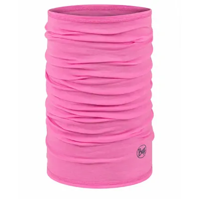 Tuba BUFF® MERINO LIGHTWEIGHT SOLID FLUOR FUCHSIA