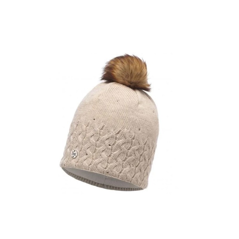 Zimska kapa BUFF KNITTED & POLAR HAT ELIE BEIGE