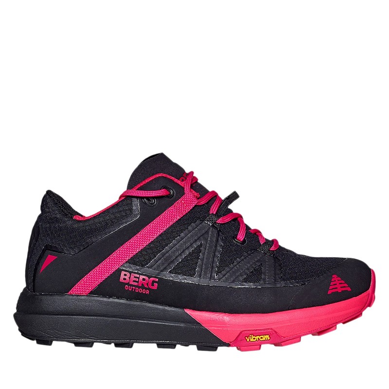 Ženski nizki trail tekaški čevlji BERG ARMADA BLACK