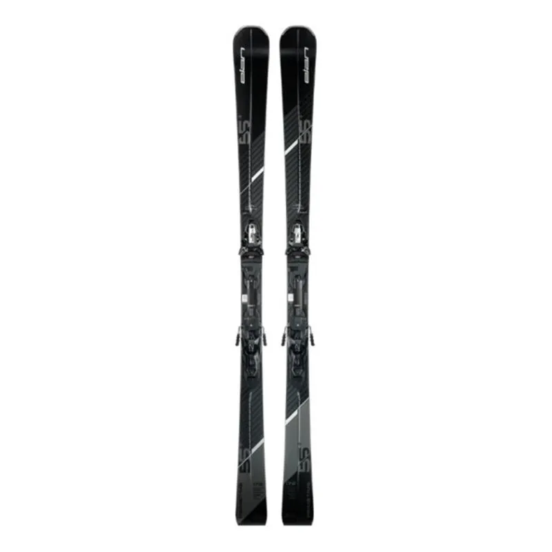 Vrhunske karving smuči Elan Primetime 55 Black Edition z ojačitvami Dual Ti in UD Carbon ter pripadajočimi vezmi EMX 12.0 GW Fusion X.
