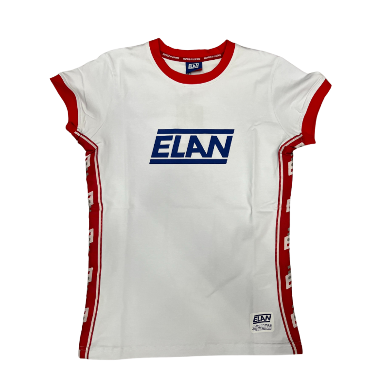 Ženska majica ELAN T-SHIRT RETRO WHITE