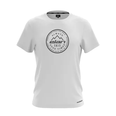 Moška majica ELAN T-SHIRT WHITE LOGO