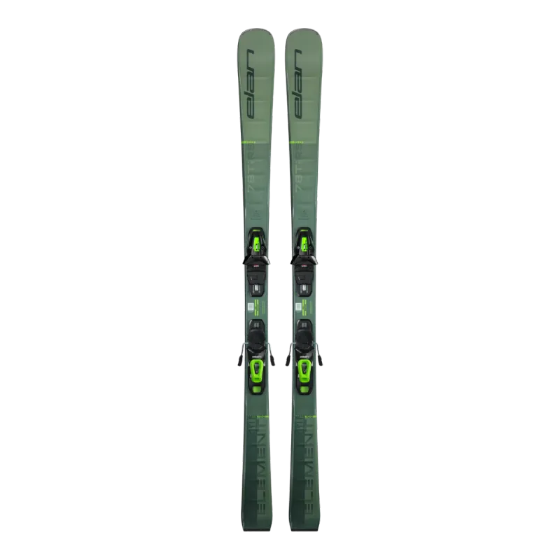 The Elan Element 78 Ti RS skis (25/26) are ideal for skiers looking to improve their carving technique. WaveMotion and titanium reinforcement provide perfect balance, edge grip, and control on every slope.