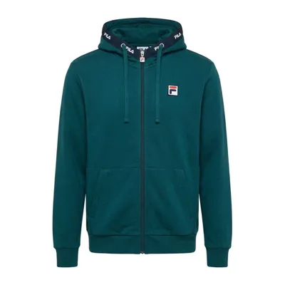 Men's jacket FILA SMU SWEATJACKET BENNY DEEP TEAL