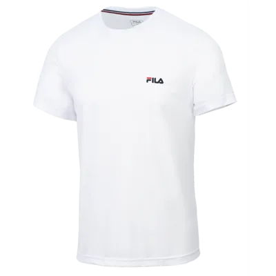Men's Sports T-Shirt FILA T-SHIRT LOGO SMALL WHITE