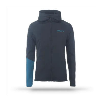 Moška večfunkcijska jopica ELAN TRAINING ZIP BLUE