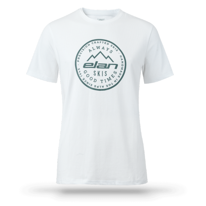 Unisex majica ELAN T-SHIRT CIRCLE WHITE