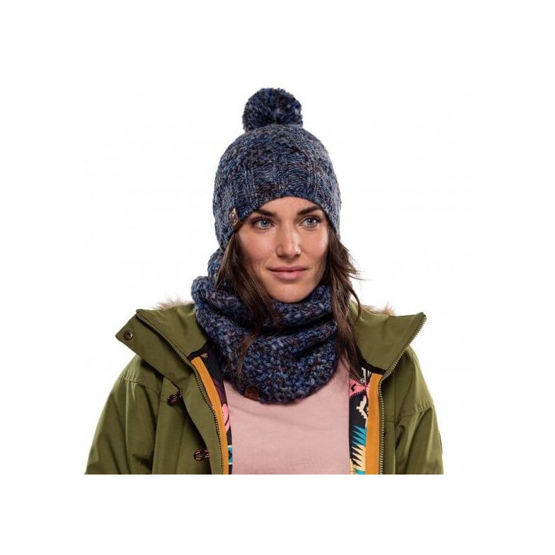 Zimska kapa BUFF KNITTED & POLAR HAT MARGO BLUE