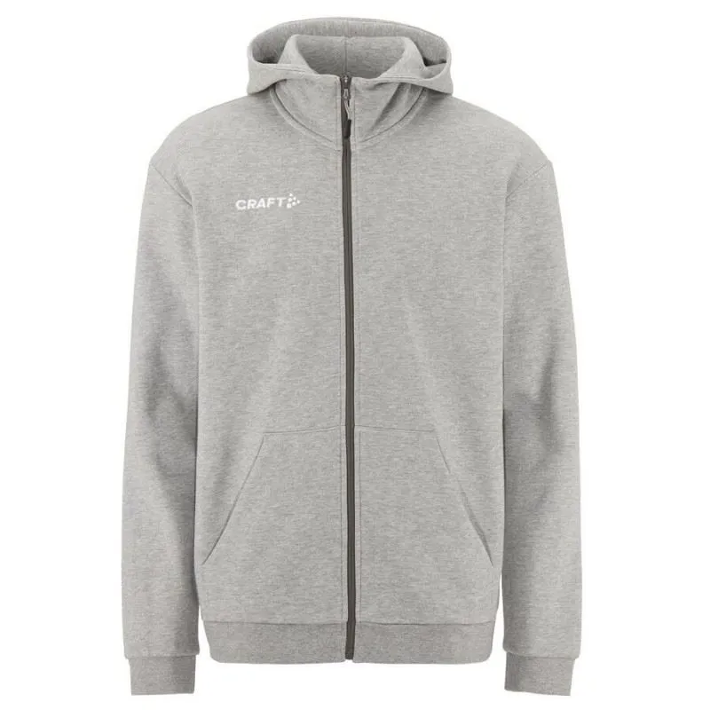 Men's Craft Community 2.0 FZ Hoodie M is a comfortable sports jacket with a zipper, designed for everyday use and leisure time. Made from soft, pleasant material that provides warmth and good breathability. With its classic and clean sporty design, it is an excellent choice for walks, travel, or relaxed activities.