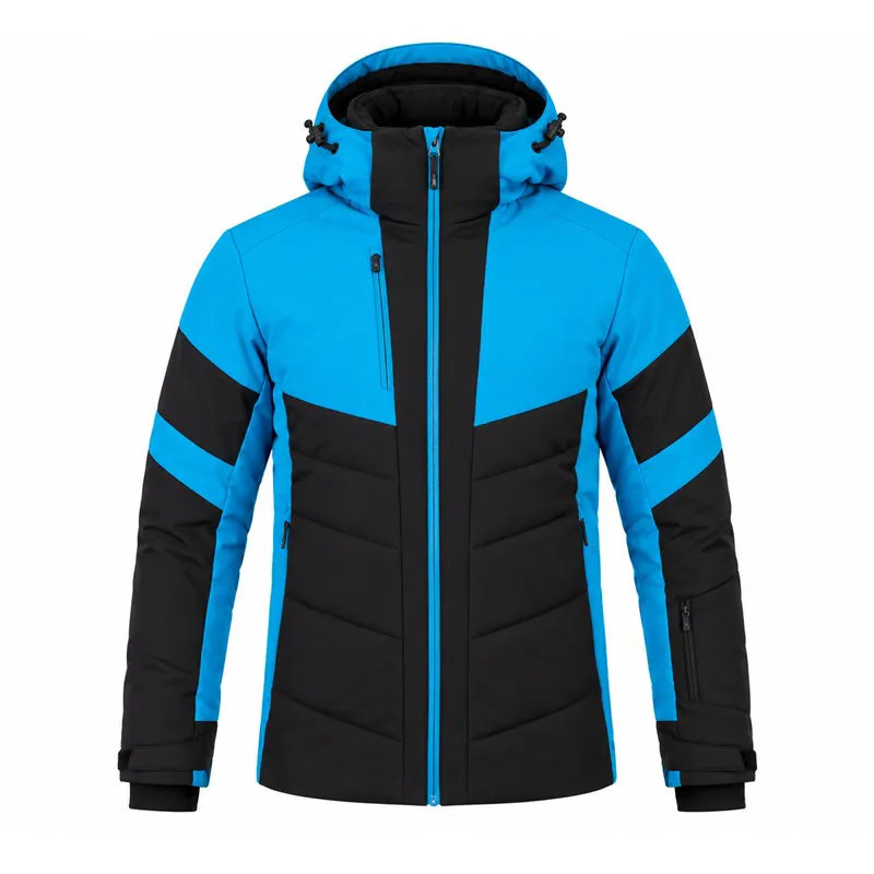 Men's ski jacket NORTHFINDER RYAN BLUE/BLACK