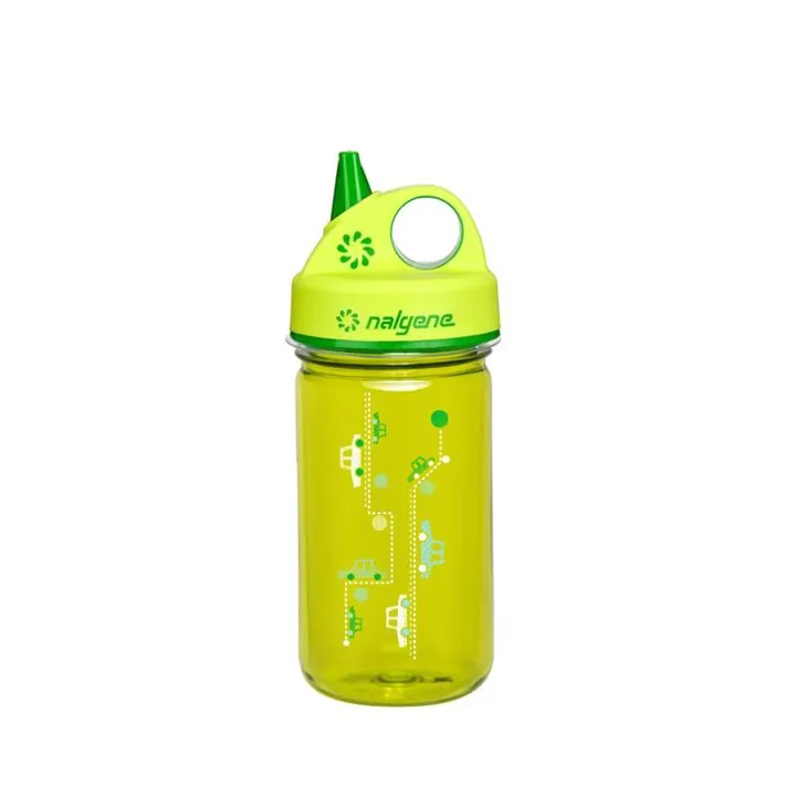Steklenička NALGENE GRIP-N-GULP 350ML SPRING GREEN CARS
