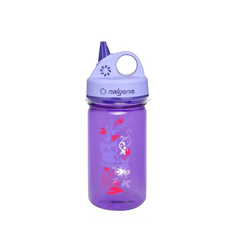 Steklenička NALGENE GRIP-N-GULP 350ML PURPLE HOOT