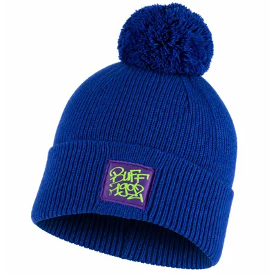Kids’ BUFF® JR KNITTED HAT DEIK AZURE