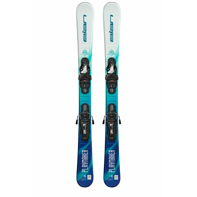 Childrens ski ELAN PLAYMAKER U-FLEX with bindings EL 4.5 GW