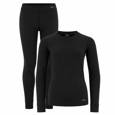 Children's UNDERWEAR CRAFT CORE BASELAYER SET 2 BLACK