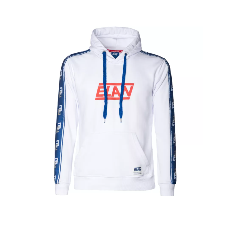 Moški pulover Elan Hoodie Retro White je nepogrešljiv kos oblačila za vse, ki cenijo udobje in hkrati iščejo brezčasen in stilski izgled za svoje prostočasne dejavnosti. Ta pulover združuje funkcionalnost in eleganten retro šarm, ki ga boste oboževali.