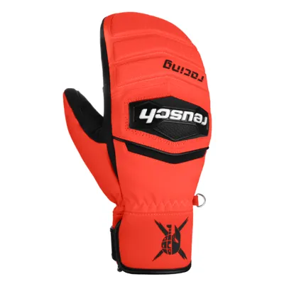 Moške smučarske rokavice REUSCH WORLDCUP WARRIOR R-TEX® XT MITTEN BK/FLUO RED