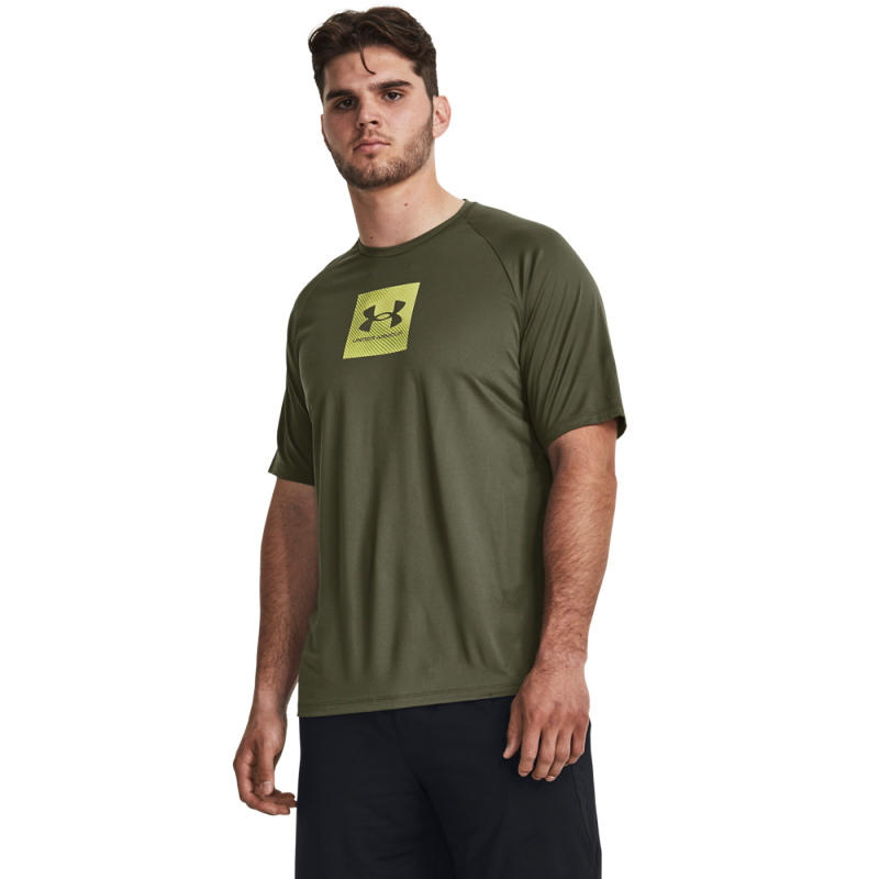 Moška športna majica UNDER ARMOUR TECH PRT FILL SS