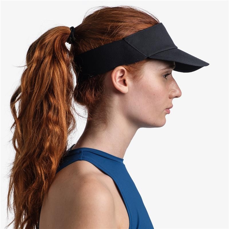 Športni šilt BUFF® GO VISOR SOLID BLACK