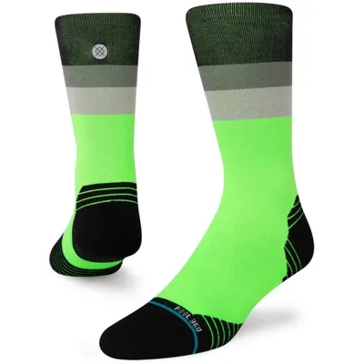 Tehnične nogavice STANCE MAXED CREW NEONGREEN