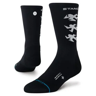 Nogavice STANCE RUNNER BLK L CREW LIGHT