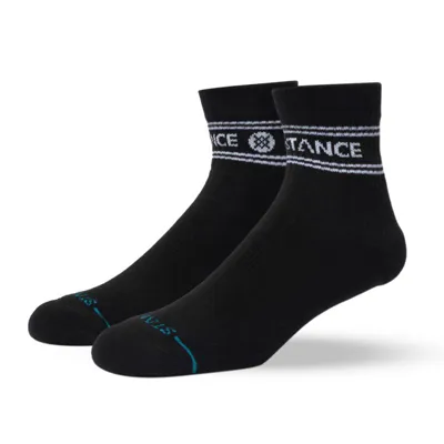 STANCE VITAL 3 PACK BLK L QUARTER MED