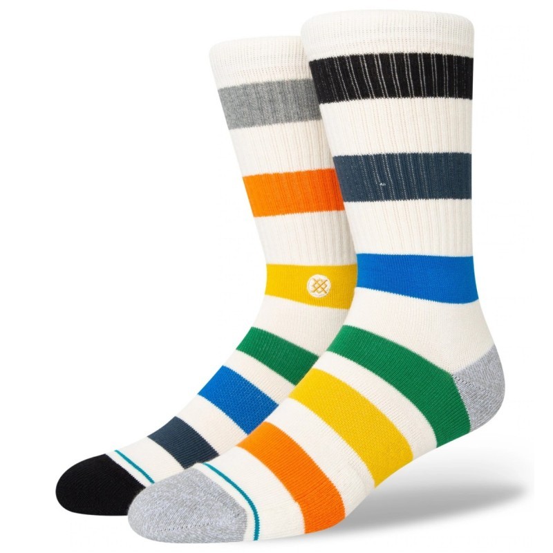 Nogavice STANCE CREW AMISTAD OFF WHITE 