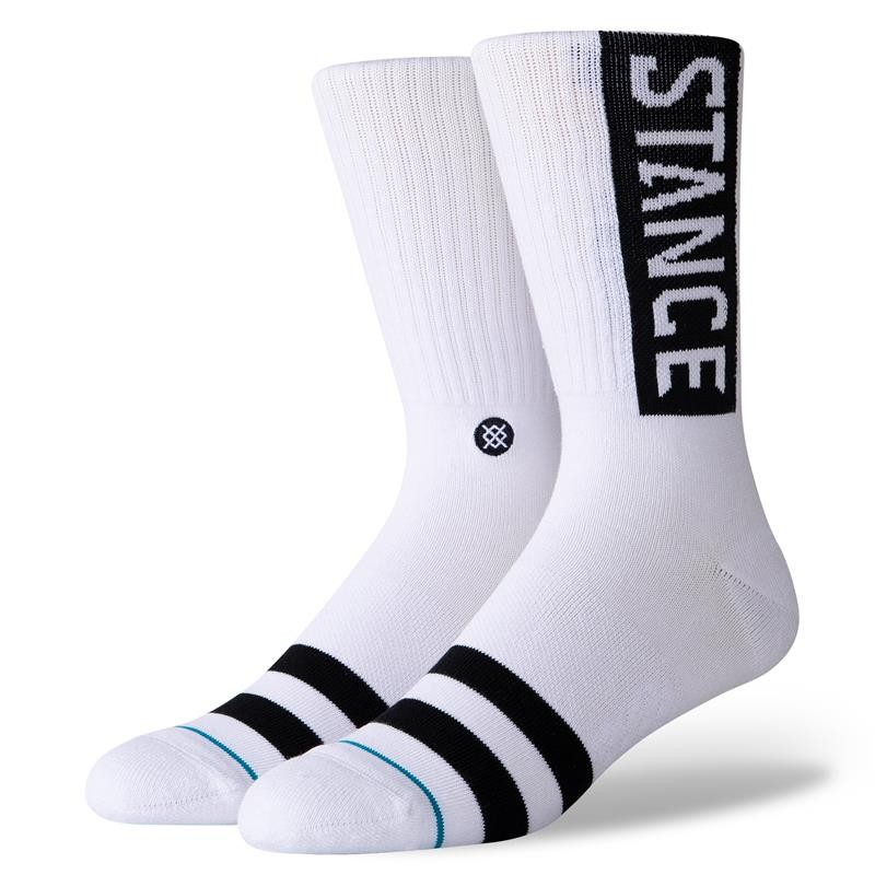 Nogavice STANCE OG CREW WHT