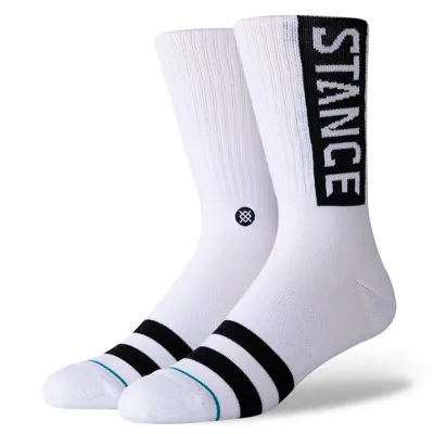 Nogavice STANCE CREW WHITE