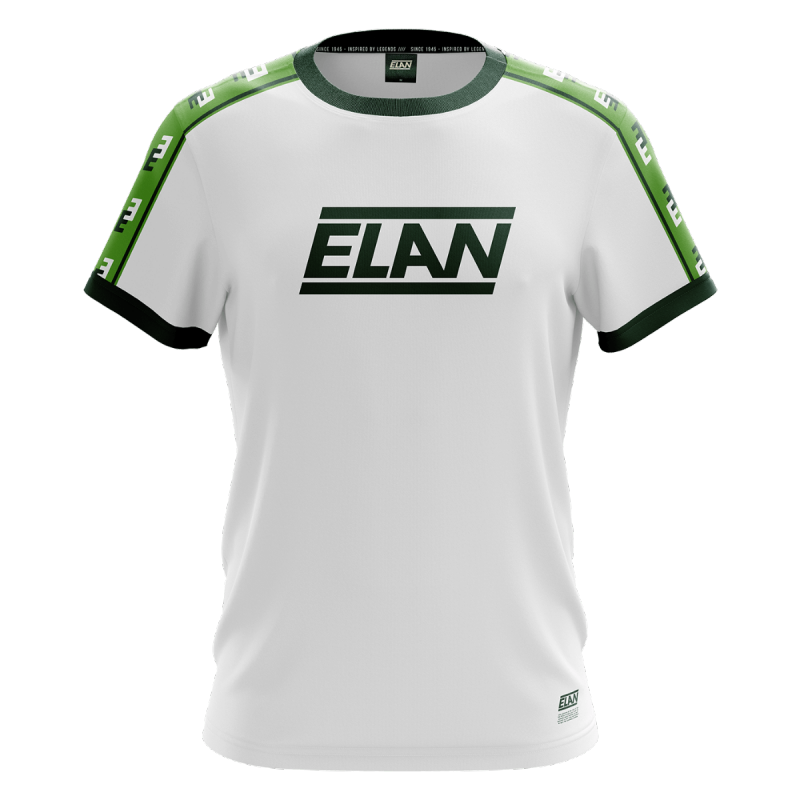 Moška majica Elan T-Shirt Retro Green je prava modna poslastica za vse, ki si želijo izstopati s svojim stilom. S svojo kombinacijo bele barve in zelenih retro logotipov Elan izžareva klasično eleganco, hkrati pa ohranja trendovski videz.
