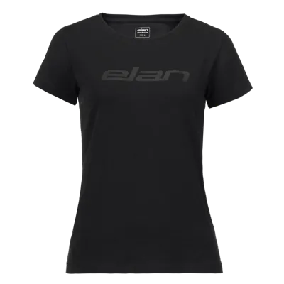 Ženska majica ELAN LOGO BLACK W