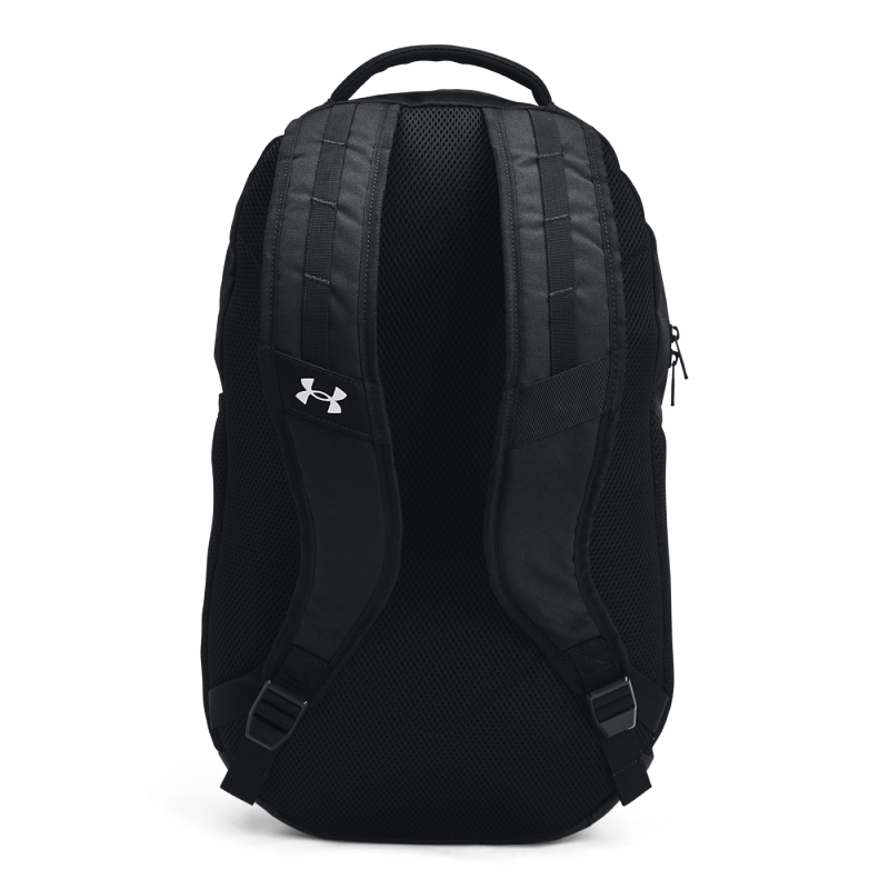 Odkrijte Under Armour Hustle 6.0 nahrbtnik, idealen za aktivne posameznike. Opremljen s tehnologijo UA Storm, ta nahrbtnik odbija vodo in nudi zaščito. Ima mehak predel za prenosni računalnik, varen žep z zadrgo in stranski žep za bidon.