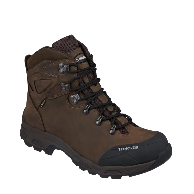 Visoki pohodni čevlji X-MOUNTAIN GTX so izvrstna gorniška obutev z membrano Gore-Tex, ki v kombinaciji z zunanjim materialom iz usnja poskrbi, da vaše noge ostanejo suhe tudi v mokrem.