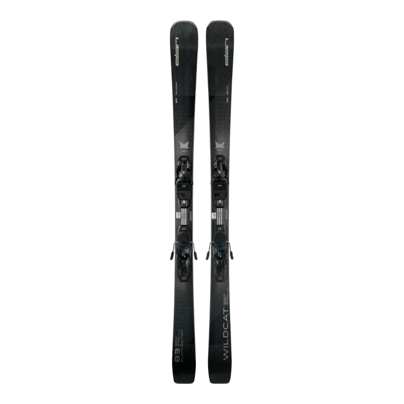 Elan Wildcat 83 Black Edition – ekskluzivne ženske smuči s karbonsko in titanlovo konstrukcijo za vrhunsko stabilnost, natančnost in slog. AS Sport Outlet.