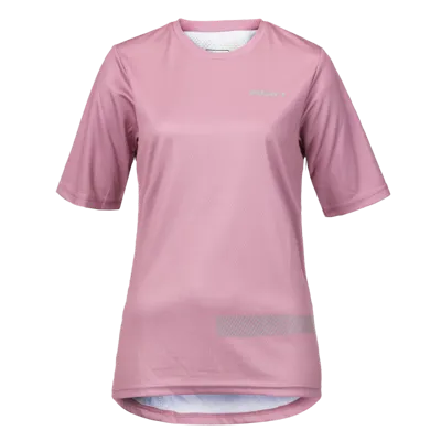 Ženska kolesarska majica T-SHIRT ELAN BIKE PINK W