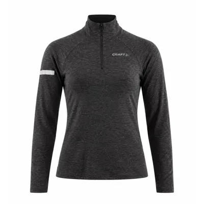 Women's long-sleeve shirt CRAFT ADV WOOL BLACK/MELANGE
