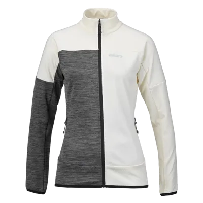 Ženska flis jopica ELAN JACKET WHITE W