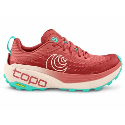 Women’s TOPO Vista Rose/Mint trail running shoes