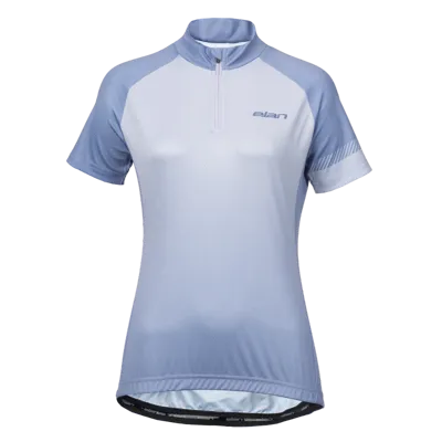 Ženski kolesarski dres JERSEY ELAN BIKE V1 PURPLE W