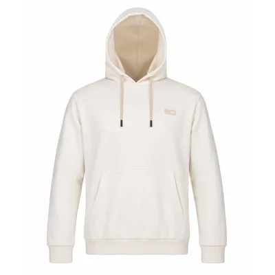 Ženski pulover s kapuco ELAN 80 YEARS BEIGE