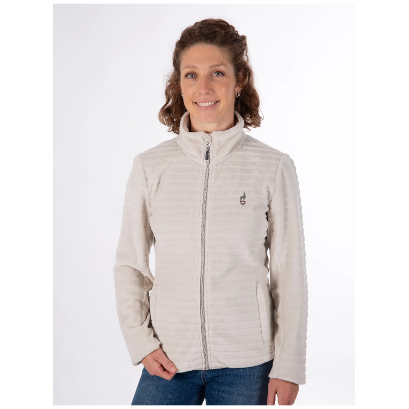 Ženska flis jopica AULP VERKO združuje toplino, mehkobo in moden videz. Idealna za šport, prosti čas ali vsakodnevno udobje v hladnih dneh.